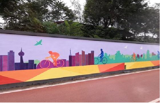 剑川墙体彩绘-围墙