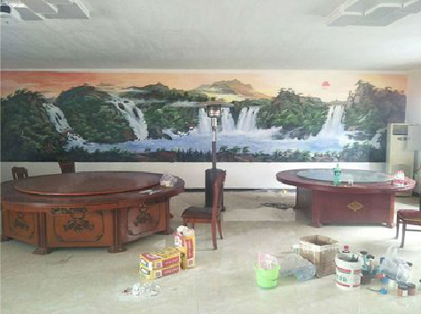 剑川墙绘-写实风景