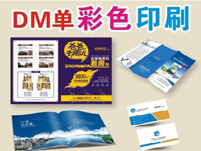 剑川单页印刷，色彩搭配简单。